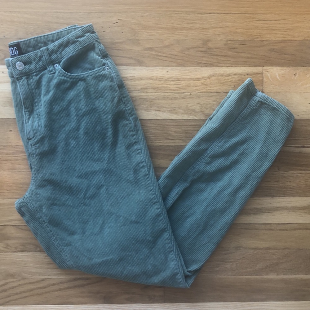 BDG Green Corduroys